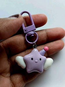 Purple Star Keychain 🌠