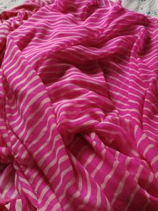 Pink Striped Fabric