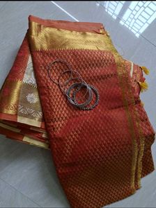 Pure Banarasi Saree With Blouse Piece✨️🛺💚🌿