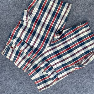Hollister Plaid Cargo Shorts
