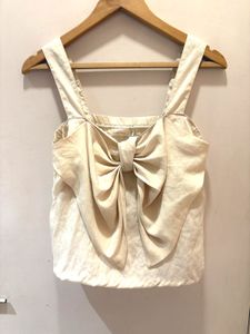 Beautiful Bow Details Imported Top