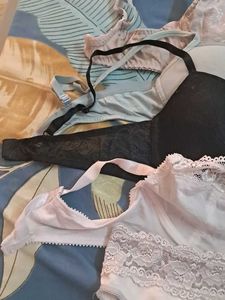 Combo Of  Five  Imported Fabric Bra