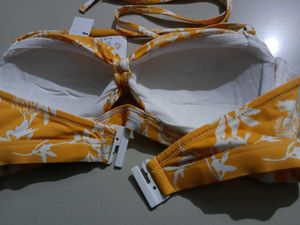 New Mustard Floral Bra