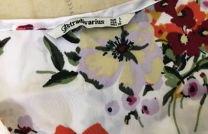 Stradivarius Satin Top Size M