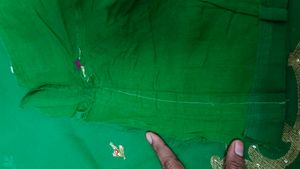 Green Saree With Blouse
