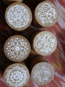 round stamps combo Pack Of 8 Designs (New)