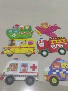 Kids Vehicle Puzzles