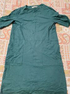 Green Dress with Pockets