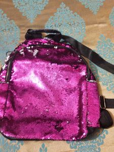 A beautiful sequin bagpack