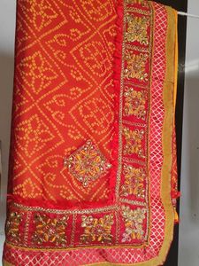 Fancy Saree Traditional. Ready Made Blouse