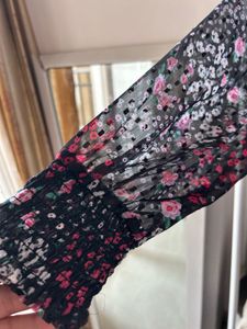 Black Floral Maxi Dress