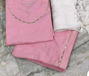 Pink Kurta Pant Without dupatta Like New