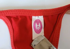 Brand New Red Lace Thong