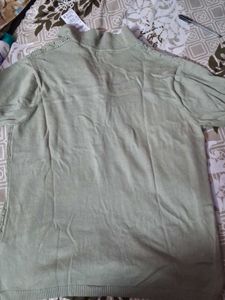 Green Knit Cardigan