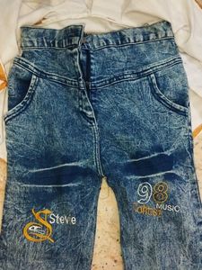 Stylish Cold Shoulder Top With Jeans For Sale