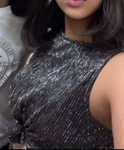 Silver Shimmer Two-Piece Dress