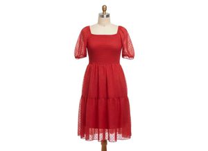 Red Tiered Dress...