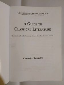 A Guide To Classical Literature