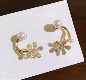 Pearl Flower Earrings