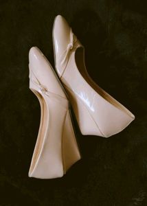 Wedges - Cream Heels