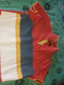 Striped Rugby Polo Shirt