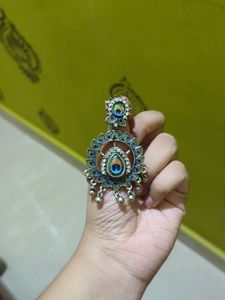Peacock Drop Earrings-New