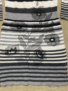 Woollen Striped Knit Kurta