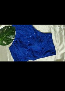 Beautiful Holter Neck Blouse... Padded Blouse