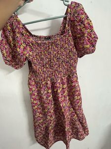 ZUDIO Floral Print Mini Dress