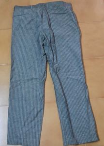 Branded Grey Striped Pant | John Miller