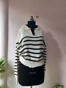 Striped Knit Sweater