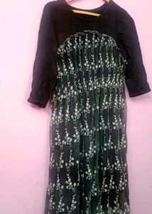 Beautiful  Net Embroiderd Dress