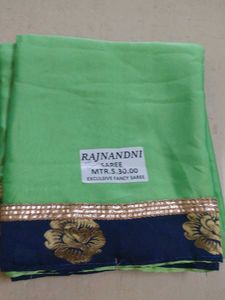 Elegant Green RAJNANDNI Saree