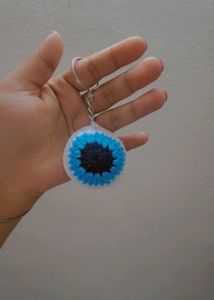 Handmade Crochet Evil Eye Keychains