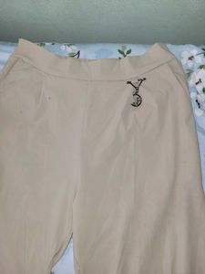 Casual Beige Leggings