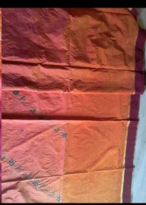 Orange And Lime Green Colour Saree, Pink saree