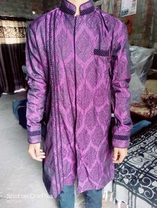 Men&#39;s Ethnic Wear Kurta(Purple)