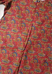 Red Floral Kurta
