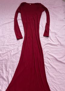 Burgundy Maxi Dress