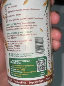 Deyga Shampoo And Conditioner
