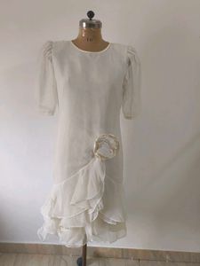 Vintage Inspired Cream Dress