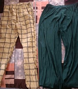 Pack Of 2 Palazzo Pants For Women