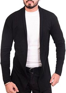 Black Hoodie Cardigan