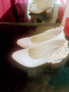 White Heel Shoes For Kids