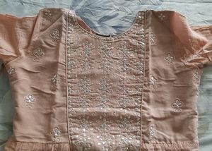 Long Gown With Emroidory Work