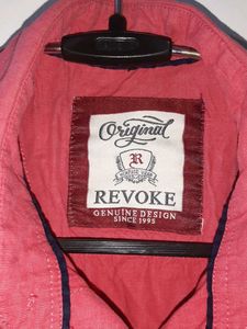 Revoke Red Casual Shirt