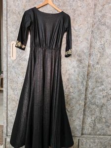 Elegant Black Ethnic Gown