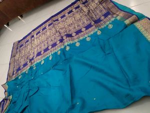 Traditional Saree 💙 Blue Colour 😍