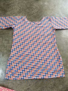 Zigzag Print Kurta All Size Available