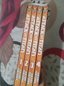 Attack On Titan Volume 1-4 | Brand New